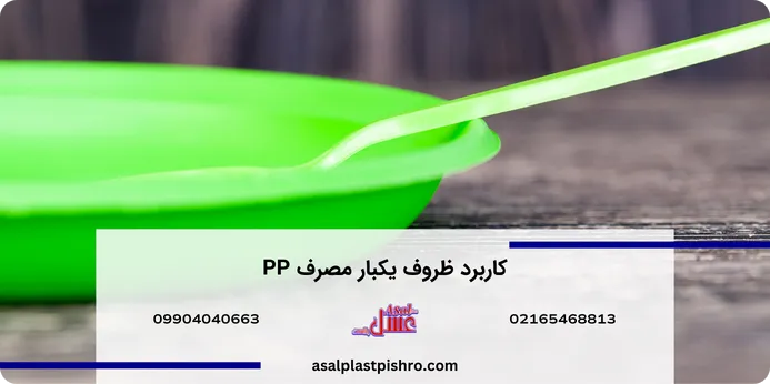 کاربرد ظروف یکبار مصرف PP