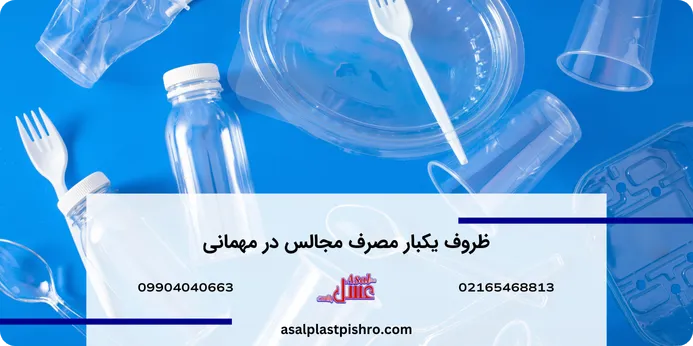 ظروف یکبار مصرف برای مجالس