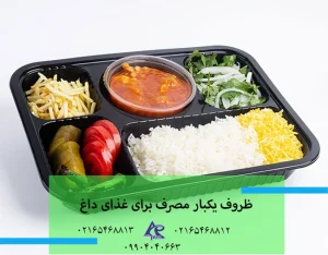 ظروف یکبارمصرف مناسب غذای داغ